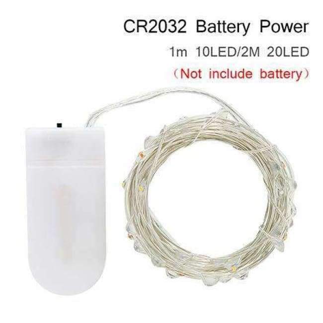 Planet Gates 1-10M Silver Wire LED String lights night light Holiday lighting For Garland Fairy Christmas Tree Wedding Party Decoration