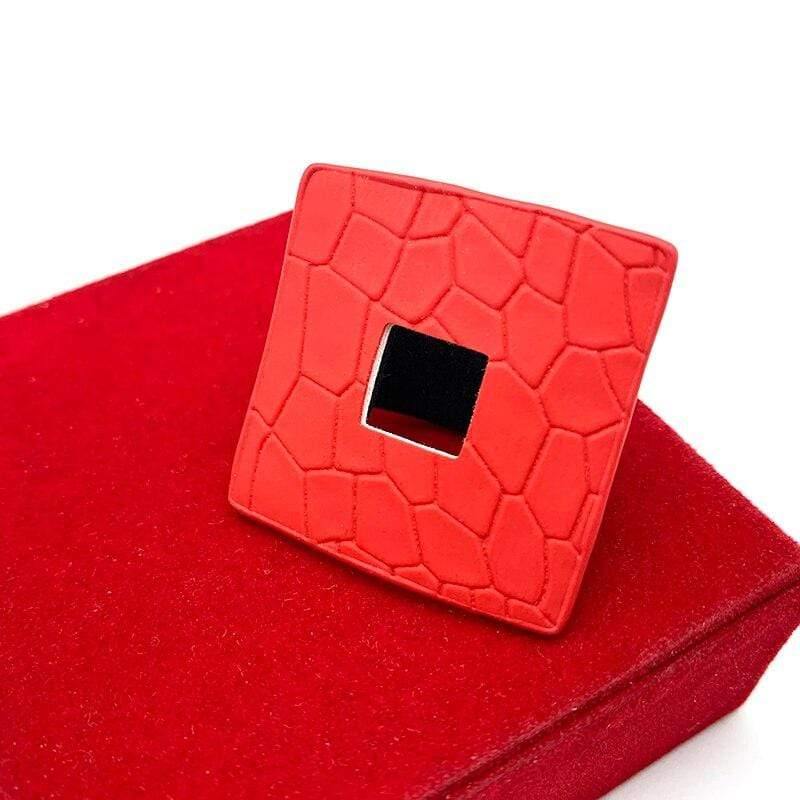 Crack Leather Ring For Women Wedding Jewelry Punk Prom Finger Ring Accessories Rings Gothic Jewellery Wholesale Prsten