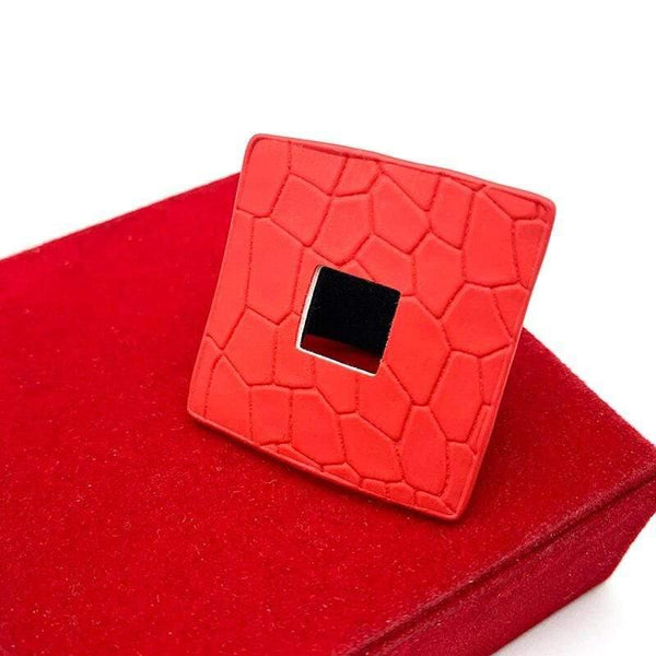 Crack Leather Ring For Women Wedding Jewelry Punk Prom Finger Ring Accessories Rings Gothic Jewellery Wholesale Prsten