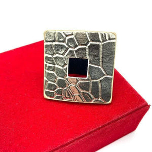 Crack Leather Ring For Women Wedding Jewelry Punk Prom Finger Ring Accessories Rings Gothic Jewellery Wholesale Prsten