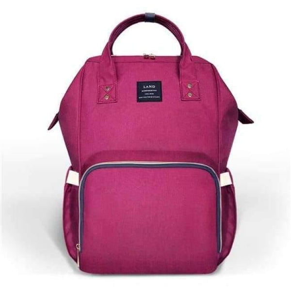 Planet Gates Cranberry Red Fashion Maternity Bag Mummy Nappy Bags Brand Large Capacity Baby Bag Travel Backpack Design Nursing Diaper Bag Baby Care