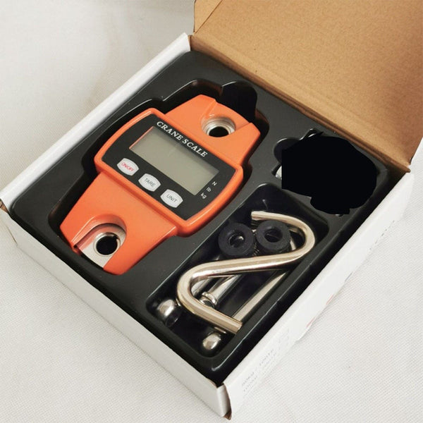 Planet Gates Crane Scale Weight 300kg/50g Digital Electronic Balance LCD for Home Farm Market Heavy Duty Hanging Hook Portable Digital Scales