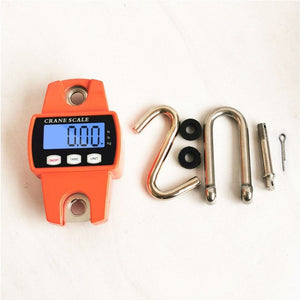 Planet Gates Crane Scale Weight 300kg/50g Digital Electronic Balance LCD for Home Farm Market Heavy Duty Hanging Hook Portable Digital Scales