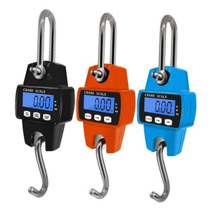 Planet Gates Crane Scale Weight 300kg/50g Digital Electronic Balance LCD for Home Farm Market Heavy Duty Hanging Hook Portable Digital Scales