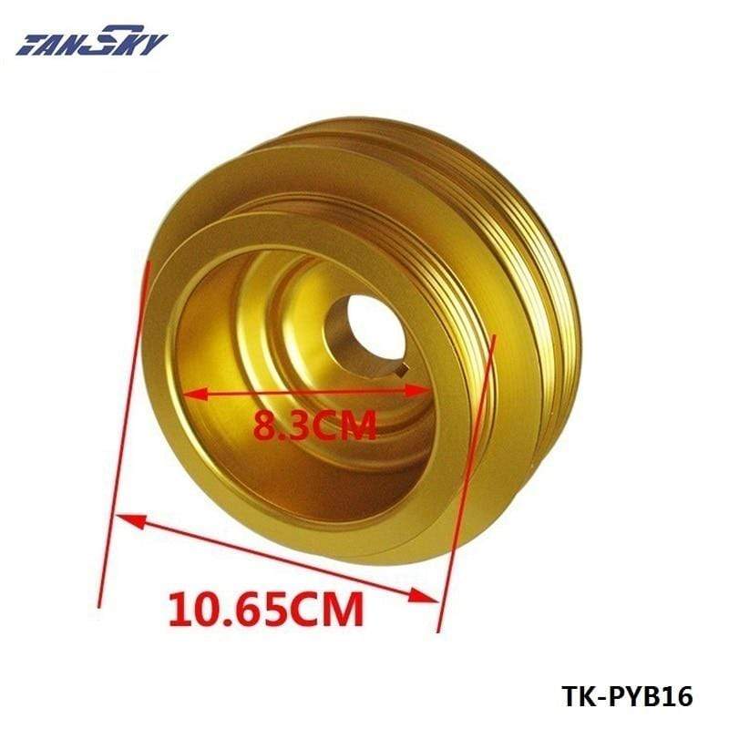 Planet Gates Crank Underdrive Engine Pulley Gold For HONDA CIVIC 92-00 B16 Z0132 B16A B18C LIGHT WEIGHT TK-PYB16