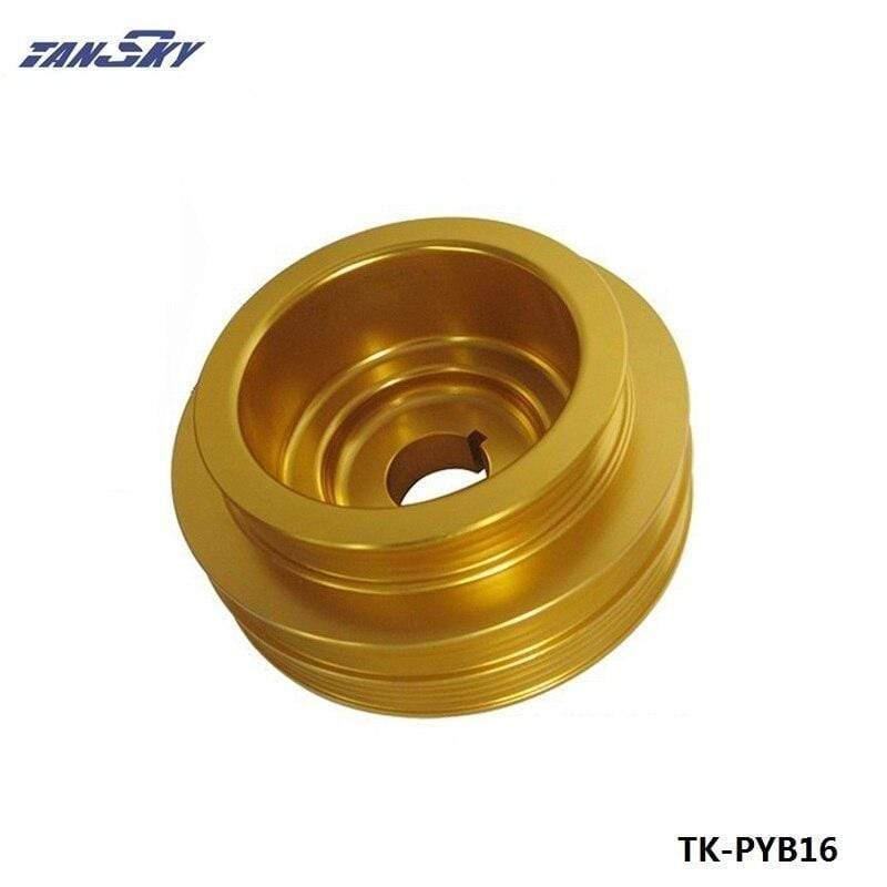 Planet Gates Crank Underdrive Engine Pulley Gold For HONDA CIVIC 92-00 B16 Z0132 B16A B18C LIGHT WEIGHT TK-PYB16