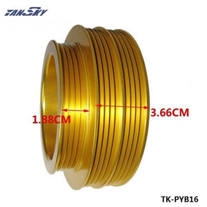 Planet Gates Crank Underdrive Engine Pulley Gold For HONDA CIVIC 92-00 B16 Z0132 B16A B18C LIGHT WEIGHT TK-PYB16
