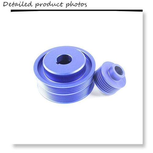 Planet Gates Crankshaft Pulley For Subaru EJ20 Impreza WRX Liberty Aluminum Crank Pulley XX-CPSBEJ20BL