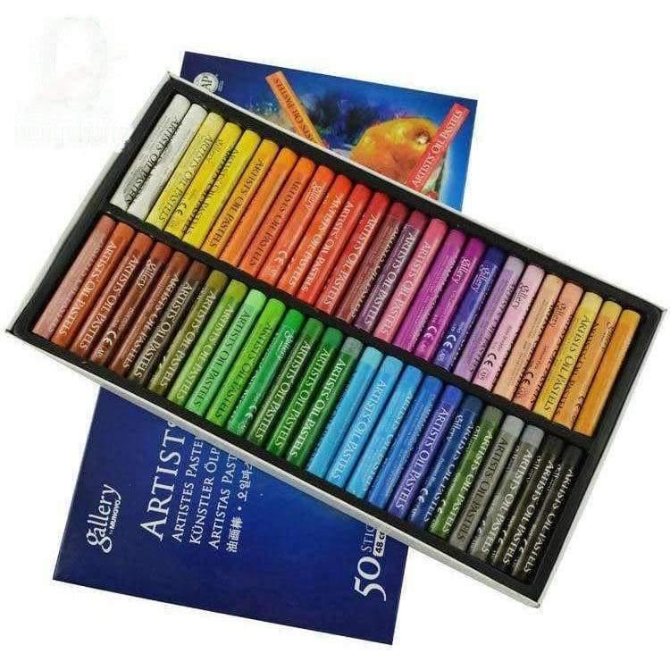 Planet Gates Crayons 50 colors ARTISTS oil pastels for children drug-free child oil painting stick mops Paint By Number Pe
