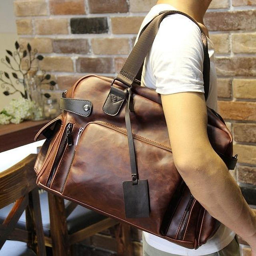 Planet Gates Crazy horse men's bags leisure bag shoulder bag casual bag