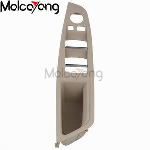 Planet Gates Creamy-White Car Styling Left Hand Drive LHD For BMW 5 series F10 F11 F18 520i Car Interior Inner Door Handle Panel Pull Trim Cover Storage B