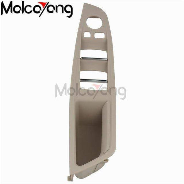 Planet Gates Creamy-White Car Styling Left Hand Drive LHD For BMW 5 series F10 F11 F18 520i Car Interior Inner Door Handle Panel Pull Trim Cover Storage B