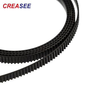 Planet Gates CREASEE Synchronous Bel For 3D Printer Black Rubber 2GT 6mm Timing Belt X Y Axis Belt for Printer  50mm 100mm Printer 3dParts