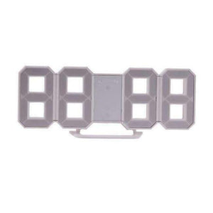 Planet Gates Creative 3D 4 Digital LED Table Wall Clock Timer Home Decoration Desk Alarm Snooze Alert 12/24Hour Display Novelty Lighting