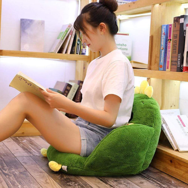 Planet Gates Creative cartoon rabbit plush semi-enclosed animal seat cushion thickened office chair cushion for leaning on student buttock