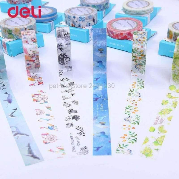 Planet Gates Creative Colorful adhesive masking tape set DIY Scrapbooking Sticker Label decorative school supplies stationery