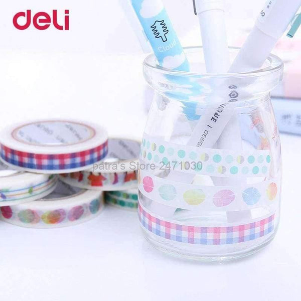 Planet Gates Creative Colorful adhesive masking tape set DIY Scrapbooking Sticker Label decorative school supplies stationery
