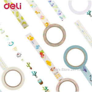 Planet Gates Creative Colorful adhesive masking tape set DIY Scrapbooking Sticker Label decorative school supplies stationery