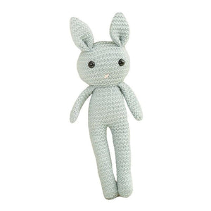 Planet Gates Creative Handmade knitted Rabbit Doll Animal Stuffed Plush Toy Baby Soothing Baby Sleeping Plush Toy Gifts for Kids Birthday