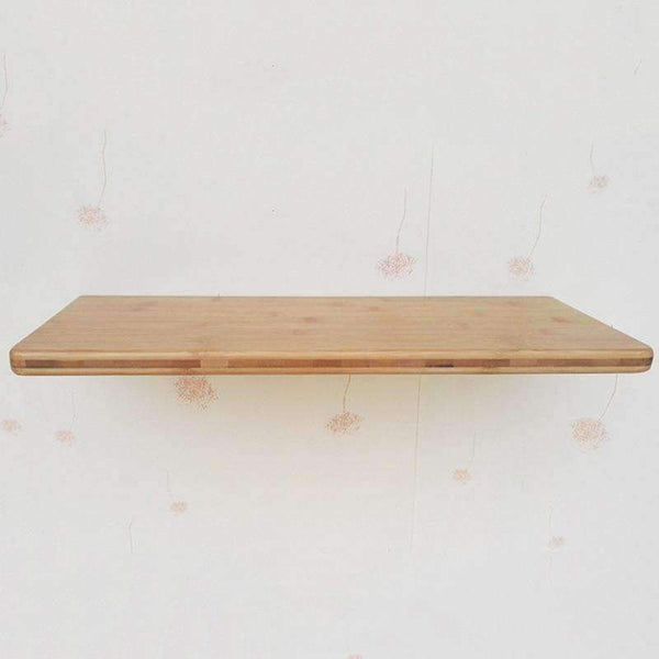 Planet Gates Creative Kitchen Storage Wall Shelf Floating Wall Mounted Shelf Bamboo Photo Book Display Rack Holder Storage Ledge