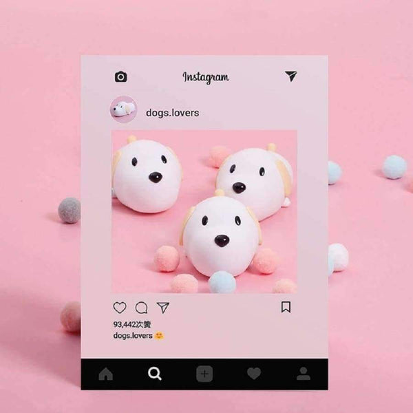 Planet Gates Creative stud silicone lamp USB charging PAPA puppy night light infinitely dimmer dimmer lamp birthday gift