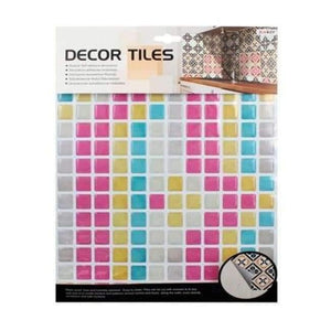 Planet Gates CRFYA1001 Kitchen bathroom special 3D wallpaper mosaic waterproof Size 10*10(in) tile Toilet decoration personality PVC drip wall stickers