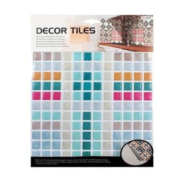 Planet Gates CRFYA1002 Kitchen bathroom special 3D wallpaper mosaic waterproof Size 10*10(in) tile Toilet decoration personality PVC drip wall stickers