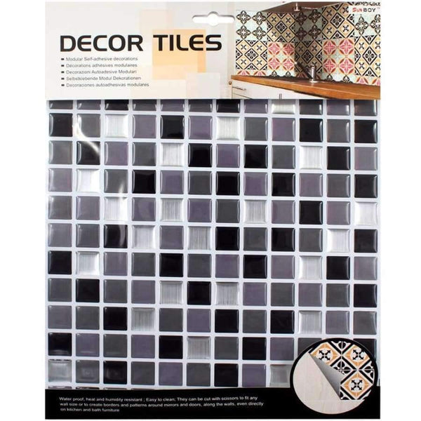 Planet Gates CRFYA1003 Kitchen bathroom special 3D wallpaper mosaic waterproof Size 10*10(in) tile Toilet decoration personality PVC drip wall stickers