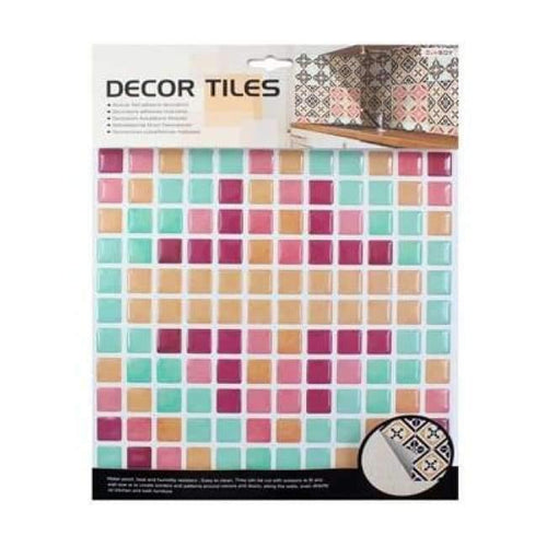 Planet Gates CRFYA1003 Kitchen bathroom special 3D wallpaper mosaic waterproof Size 10*10(in) tile Toilet decoration personality PVC drip wall stickers