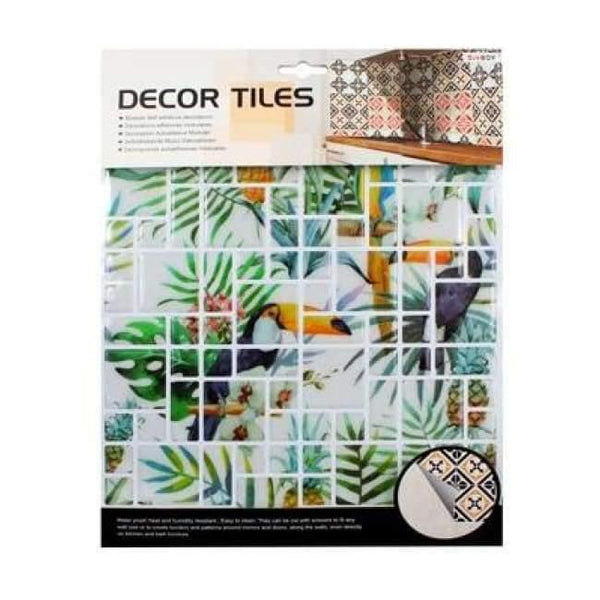 Planet Gates CRFYA1006 Kitchen bathroom special 3D wallpaper mosaic waterproof Size 10*10(in) tile Toilet decoration personality PVC drip wall stickers