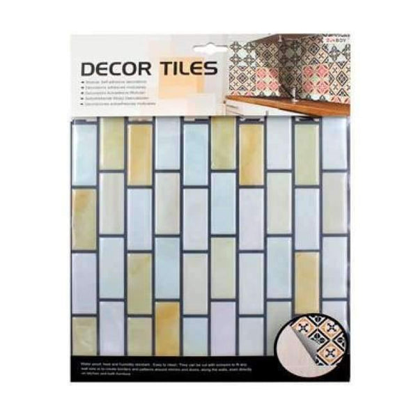 Planet Gates CRFYA1007 Kitchen bathroom special 3D wallpaper mosaic waterproof Size 10*10(in) tile Toilet decoration personality PVC drip wall stickers