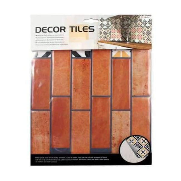 Planet Gates CRFYA1008 Kitchen bathroom special 3D wallpaper mosaic waterproof Size 10*10(in) tile Toilet decoration personality PVC drip wall stickers