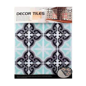 Planet Gates CRFYA1009 Kitchen bathroom special 3D wallpaper mosaic waterproof Size 10*10(in) tile Toilet decoration personality PVC drip wall stickers