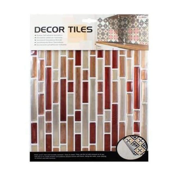 Planet Gates CRFYA1013 Kitchen bathroom special 3D wallpaper mosaic waterproof Size 10*10(in) tile Toilet decoration personality PVC drip wall stickers