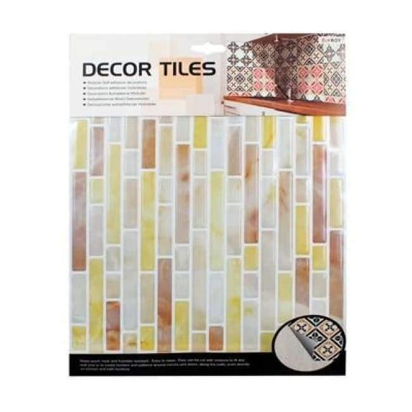 Planet Gates CRFYA1014 Kitchen bathroom special 3D wallpaper mosaic waterproof Size 10*10(in) tile Toilet decoration personality PVC drip wall stickers