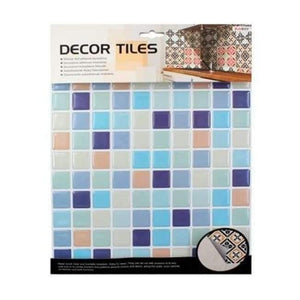 Planet Gates CRFYA1018 Kitchen bathroom special 3D wallpaper mosaic waterproof Size 10*10(in) tile Toilet decoration personality PVC drip wall stickers