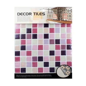 Planet Gates CRFYA1019 Kitchen bathroom special 3D wallpaper mosaic waterproof Size 10*10(in) tile Toilet decoration personality PVC drip wall stickers