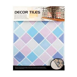 Planet Gates CRFYA1023 Kitchen bathroom special 3D wallpaper mosaic waterproof Size 10*10(in) tile Toilet decoration personality PVC drip wall stickers