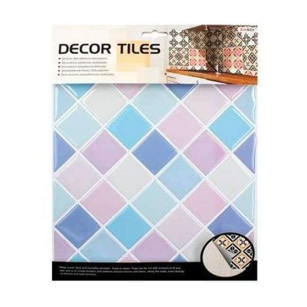 Planet Gates CRFYA1023 Kitchen bathroom special 3D wallpaper mosaic waterproof Size 10*10(in) tile Toilet decoration personality PVC drip wall stickers