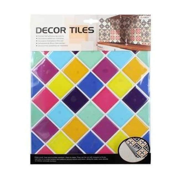 Planet Gates CRFYA1024 Kitchen bathroom special 3D wallpaper mosaic waterproof Size 10*10(in) tile Toilet decoration personality PVC drip wall stickers