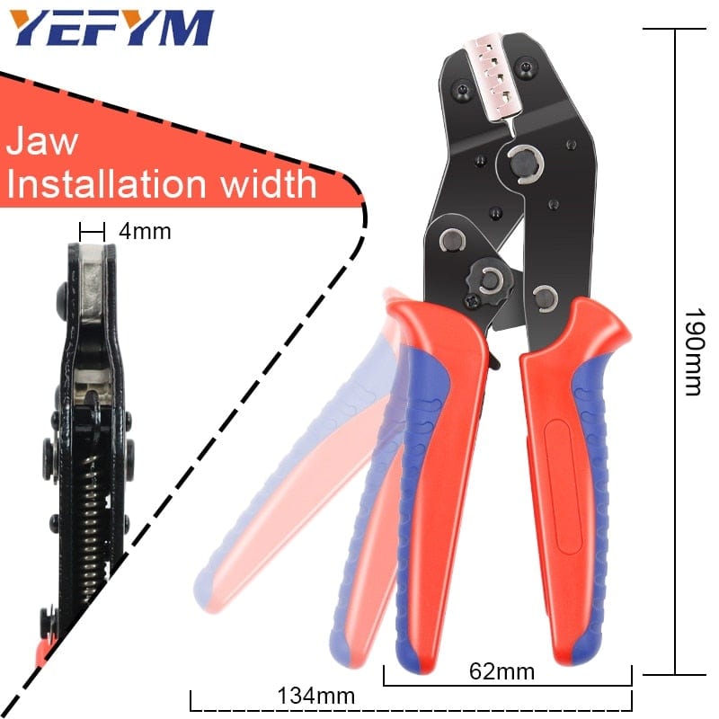Planet Gates Crimping Pliers Set SN-48BS(=SN-48B+SN-28B) Jaw Kit for 2.8 4.8 6.3 VH3.96/Tube/Insulation Terminals Electrical Clamp Min Tools