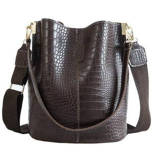 Crocodile Crossbody Bag For Women Shoulder Bag Brand Designer Women Bags Luxury PU Leather Bag