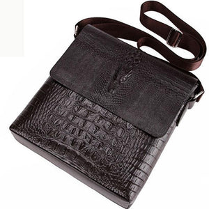 Planet Gates Crocodile messenger bags for men crossbody shoulder bag Alligator male ipad Tablet PC IPAD handbag mens bags