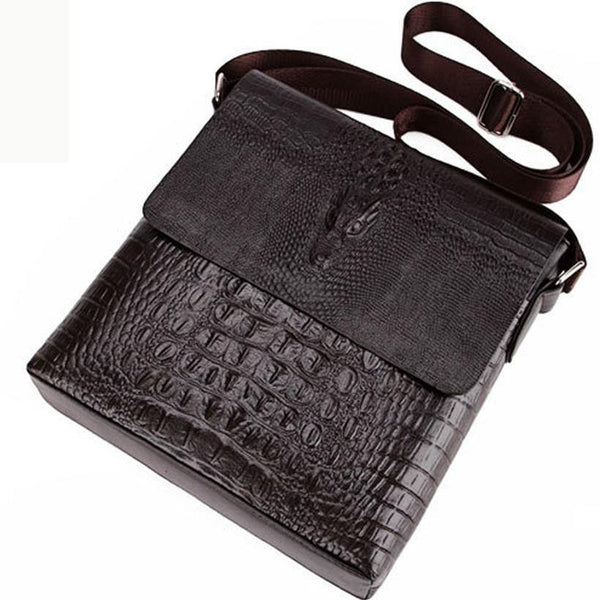 Planet Gates Crocodile messenger bags for men crossbody shoulder bag Alligator male ipad Tablet PC IPAD handbag mens bags