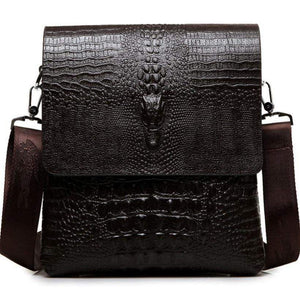Planet Gates Crocodile messenger bags for men crossbody shoulder bag Alligator male ipad Tablet PC IPAD handbag mens bags
