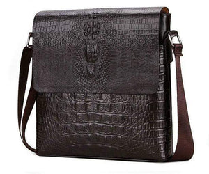 Planet Gates Crocodile messenger bags for men crossbody shoulder bag Alligator male ipad Tablet PC IPAD handbag mens bags