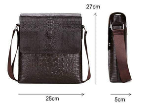 Planet Gates Crocodile messenger bags for men crossbody shoulder bag Alligator male ipad Tablet PC IPAD handbag mens bags