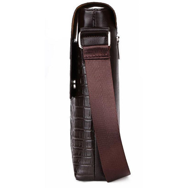 Planet Gates Crocodile messenger bags for men crossbody shoulder bag Alligator male ipad Tablet PC IPAD handbag mens bags