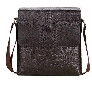 Planet Gates Crocodile messenger bags for men crossbody shoulder bag Alligator male ipad Tablet PC IPAD handbag mens bags