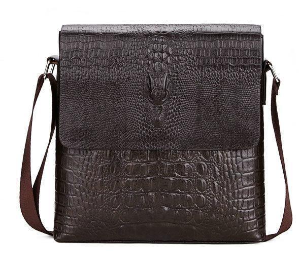 Planet Gates Crocodile messenger bags for men crossbody shoulder bag Alligator male ipad Tablet PC IPAD handbag mens bags